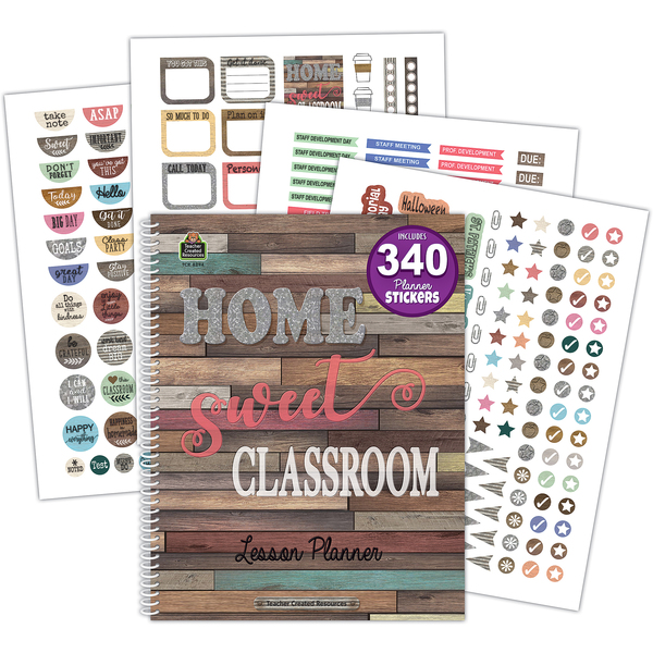 Teacher Created Resources Home Sweet Classroom Lesson Planner TCR8294